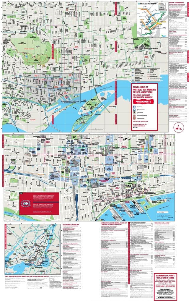 Cartina di Montreal
